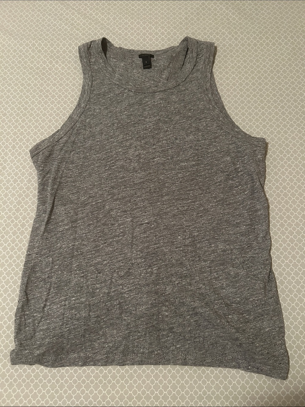 J. Crew Gray Sleeveless Heathered Tank